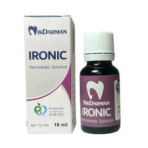 محلول انعقاد خون دندانپزشکی نیک درمان مدل IRONIC را می توانید با بهترین قیمت از فروشگاه اینترنتی توکاطب خریداری و در کوتاه ترین زمان ممکن دریافت نمایید.