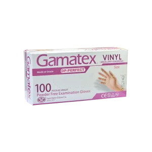 دستکش وینیل بدون پودر دندانپزشکی اوپی پرفکت مدل Gamatex بسته 100 عددی را با بهترین قیمت از فروشگاه اینترنتی توکا طب خریداری نمایید.