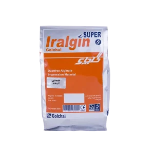 برای خرید آلژینات قالبگیری دندانپزشکی گلچای مدل Iralgin Super بسته 450 گرمی با مناسب ترین قیمت و همچنین مطالعه توضیحات دقیق و کاربردی کافیست کلیک کنید.