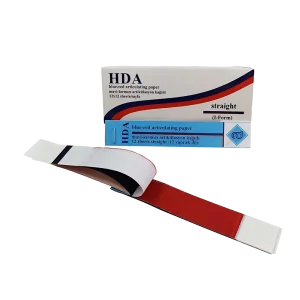 کاغذ کاربن (کاغذ آرتیکولاسیون) دندانپزشکی اچ دی ای بسته 144 عددی را با بهترین قیمت از فروشگاه اینترنتی توکا طب خریداری نمایید.