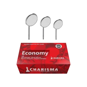 سر آینه دندانپزشکی کاریزما مدل Economy بسته 12 عددی را با بهترین قیمت از فروشگاه اینترنتی توکا طب خریداری و در سریع ترین زمان ممکن دریافت نمایید.