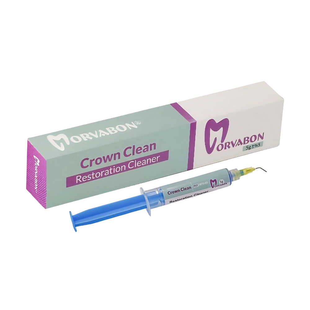 ژل تمیزکننده رستوریشن دندانپزشکی مروابن مدل Crown Clean سرنگ 5 گرم را با بهترین قیمت از فروشگاه اینترنتی توکا طب خریداری نمایید.