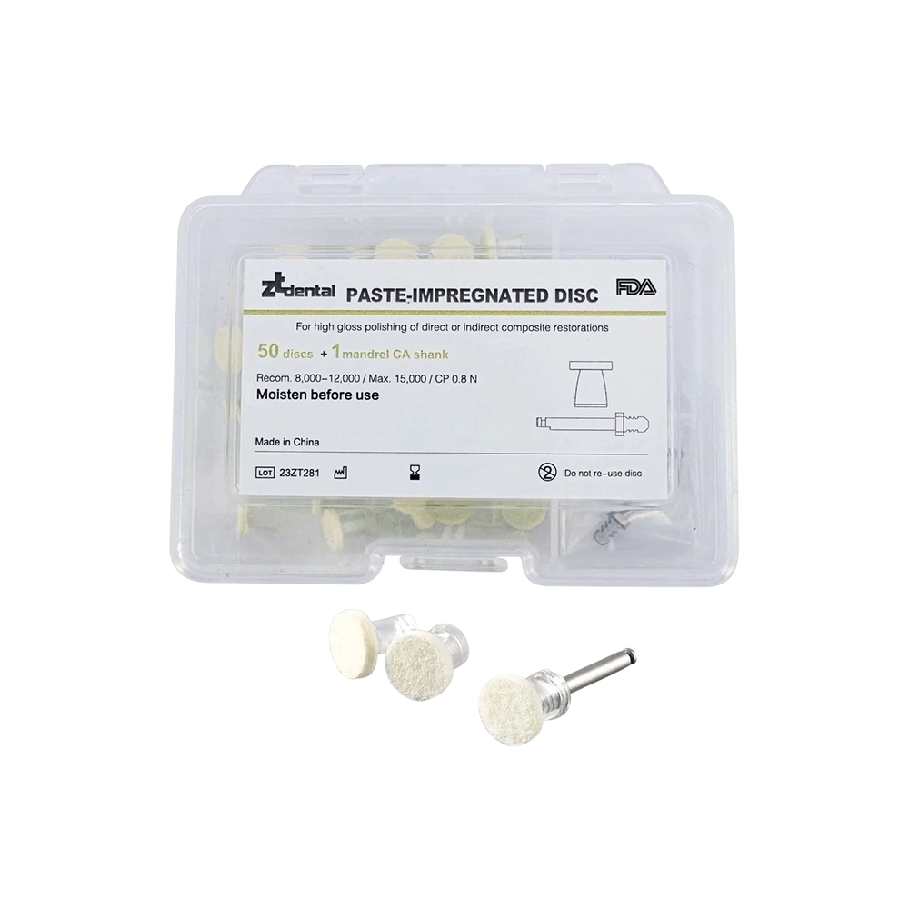 دیسک پالیش نمدی آغشته به خمیر دندانپزشکی زد تی دنتال بسته 50 عددی را با بهترین قیمت از فروشگاه اینترنتی توکا طب خریداری نمایید.